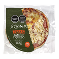 pizza jamon y queso 20 cm transparent