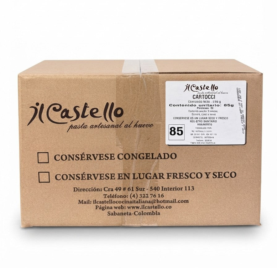 Caja de Cartocci
 con 60 unidades de 85 g