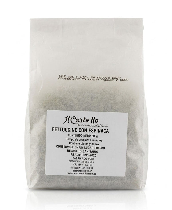 Fettuccine de Espinaca
, unidad de 500 g