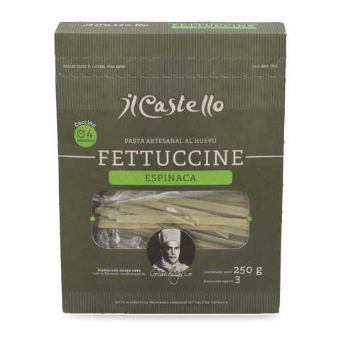 fettuccine espinaca transparent
