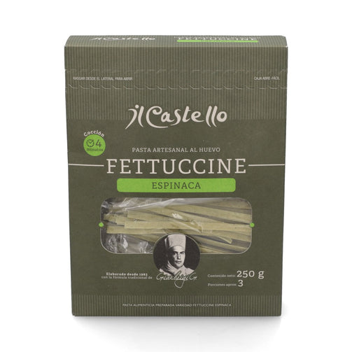 fettuccine de espinaca 500g