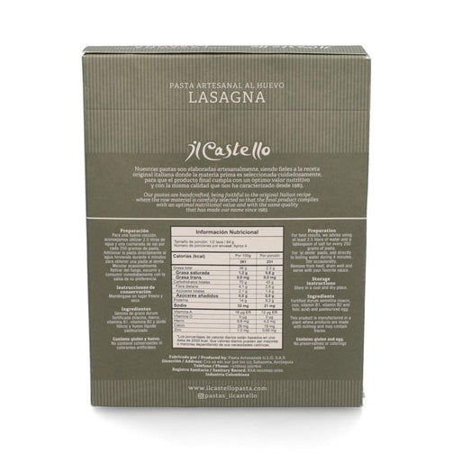 ilc approved 250g front lasagne