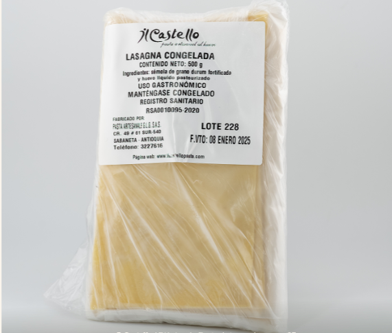 lasagne congelada 500g 1