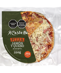 pizza jamon y queso 30 cm transparent