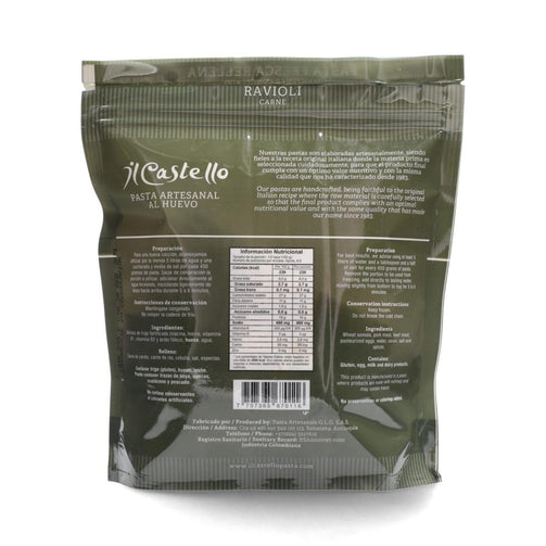ilc approved ravioli-carne-450-g back